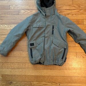 Quiksilver Kids Hooded Jacket in Olive
